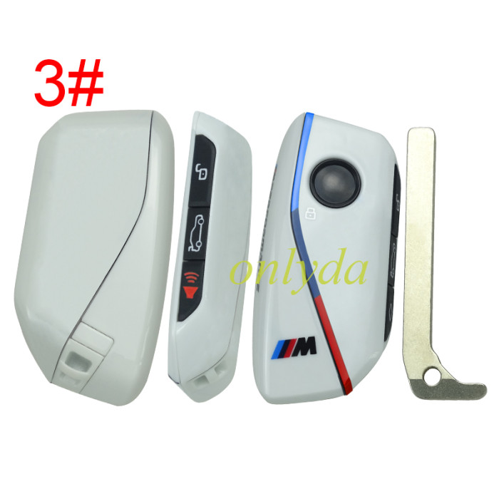 For BMW Modified NEW style remote key shell with 3button, pls choose the model