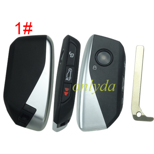 For BMW Modified NEW style remote key shell with 3+1button with horn button, pls choose the model