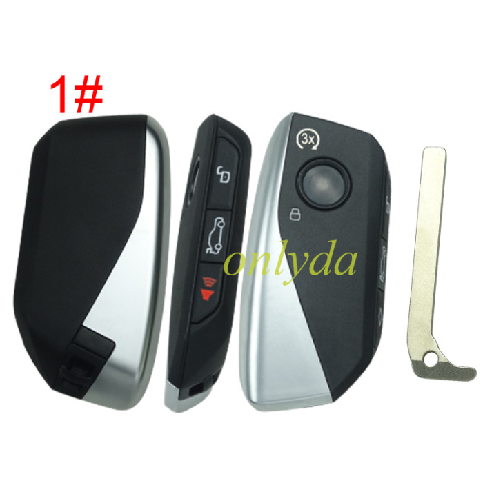 For BMW Modified NEW style remote key shell with 3+1button,on the front side with 3X button, pls choose the model