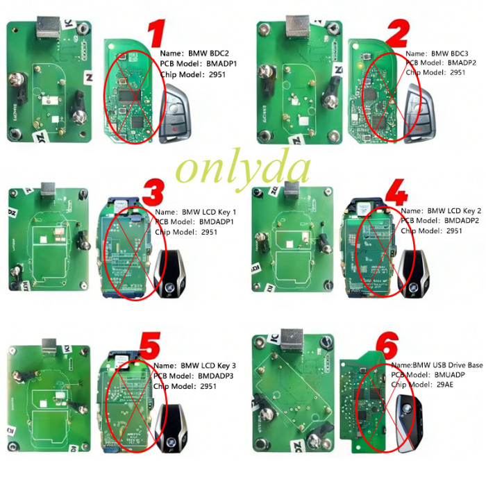 [Not Required Token or annual fee]KYDZ soldering -free adapter  Add Key for BMW,  pls choose model