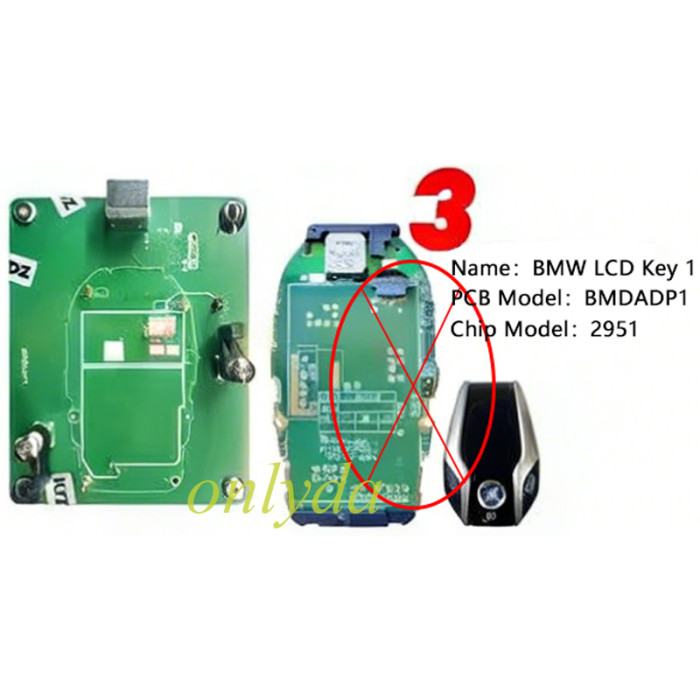 [Not Required Token or annual fee]KYDZ soldering -free adapter  Add Key for BMW,  pls choose model