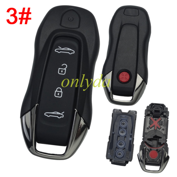 Key shells for new Porsche Macan models from 2024 to 2026. Pls choose button .