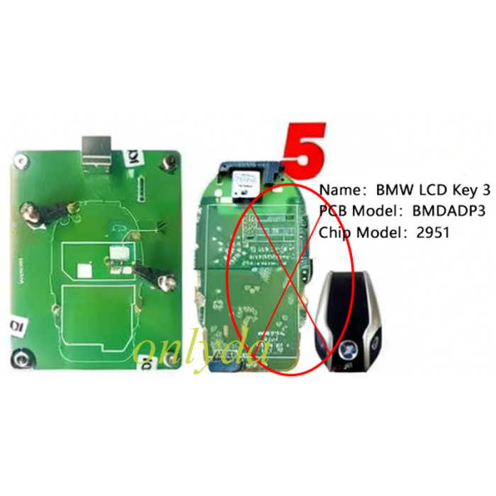 [Not Required Token or annual fee]KYDZ soldering -free adapter  Add Key for BMW,  pls choose model