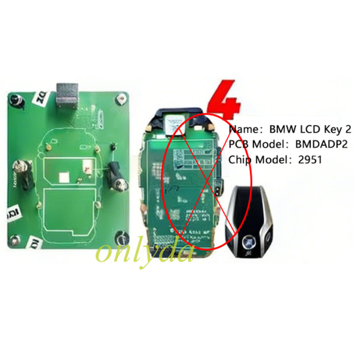 [Not Required Token or annual fee]KYDZ soldering -free adapter  Add Key for BMW,  pls choose model