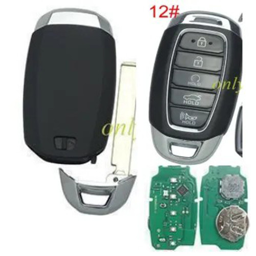 Aftermarket Hyundai 2021-2023 Elantra 5 Buttons Smart Key With 433Mhz 6A chip  PN:95440-IB000 95440IB000