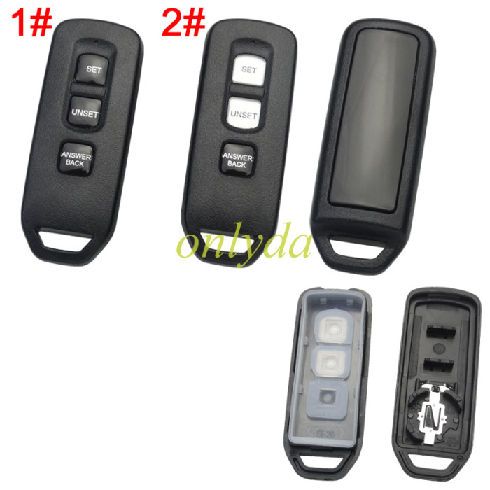 For Honda-Motor bike 3 button key blank without badge ， pls choose button