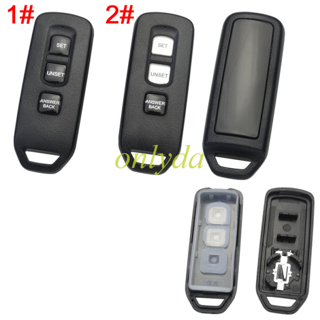 For Honda-Motor bike 3 button key blank without badge , pls choose button