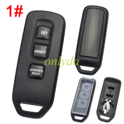For Honda-Motor bike 3 button key blank without badge ， pls choose button