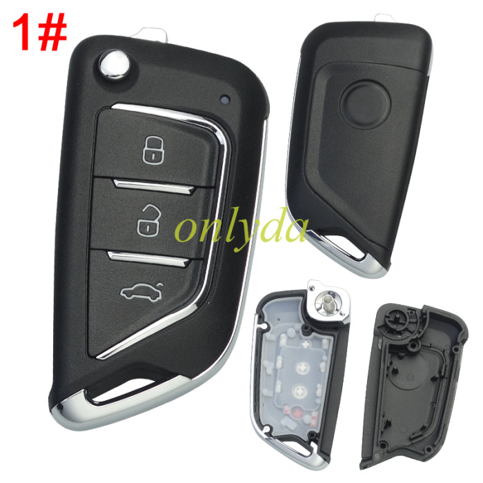 3/3+1 button replacement key shell  for KeyDIY/Xhorse key， pls choose button