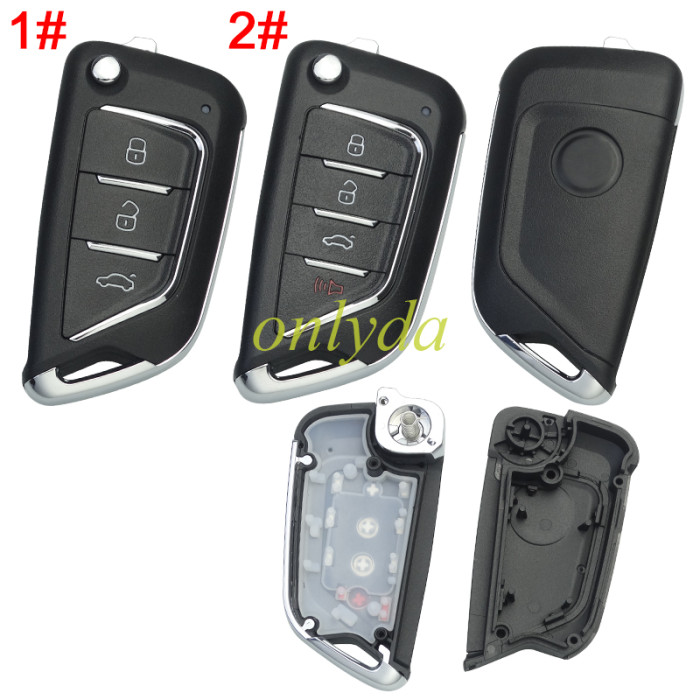 3/3+1 button replacement key shell  for KeyDIY/Xhorse key， pls choose button