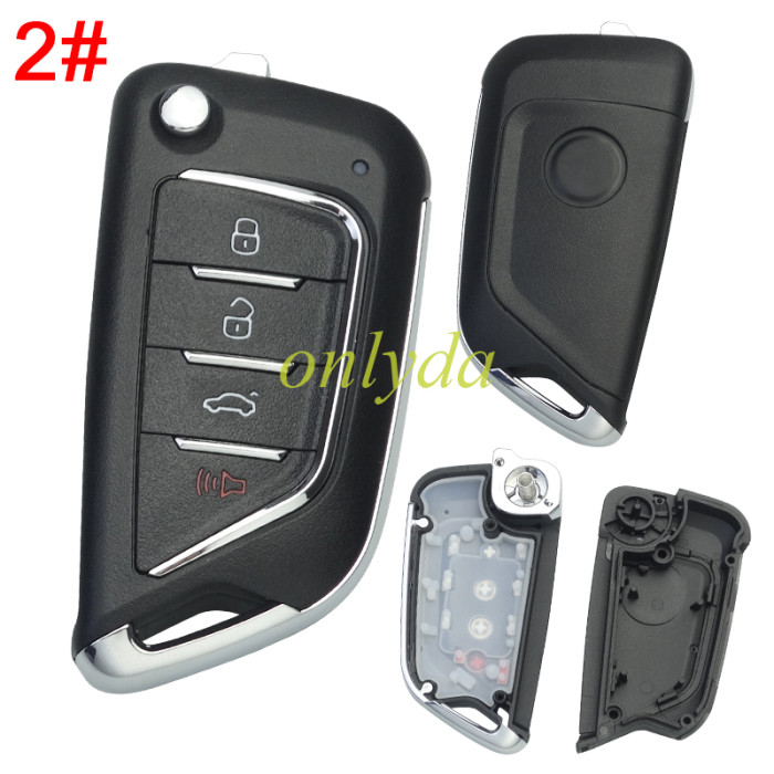3/3+1 button replacement key shell  for KeyDIY/Xhorse key， pls choose button