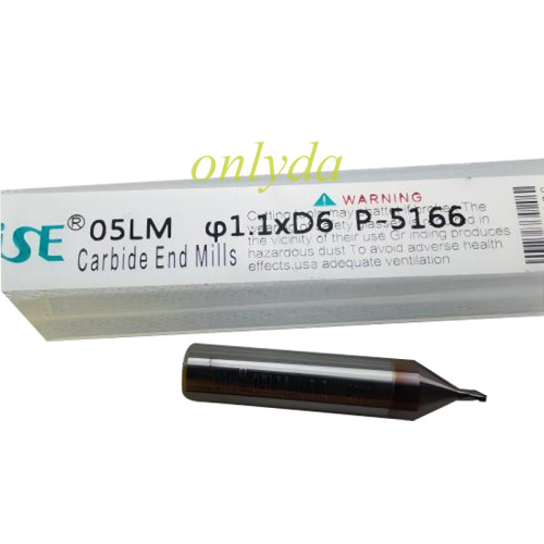 P-5166，specifications φ1.1xD6x30Lx3F，Raise laser cutters FUTURA Milling Cutter Series 60