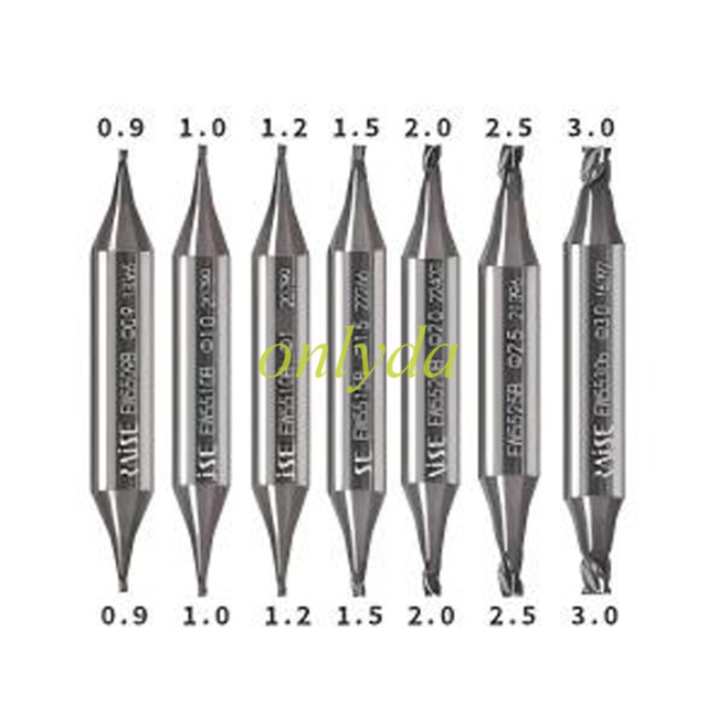 P-4522,specifications φ2.0xD6x45x3F-2,Raise probe cutter Double-Head Wolf Tooth Knife
