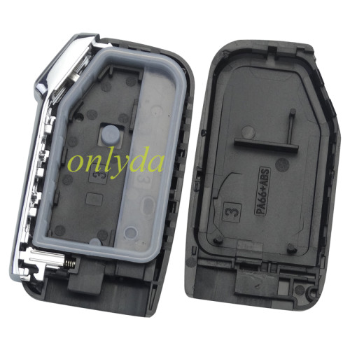 For Kia 3/3+1 button remote  key blank  without battery holder without badge , buttons on the side , pls choose button (Can be installed with VVDI PCB)