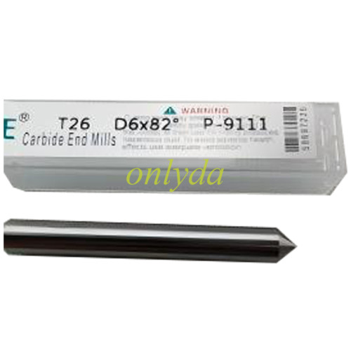 P-9111，specifications D6x82°x45L-0.8，Raise  drill bit  cutters SILCA Manual Angle Guide Pin