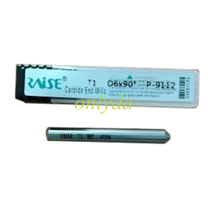 P-9112，specifications D6x90°x45L-0.7，Raise  drill bit  cutters  SILCA Manual Angle Guide Pin