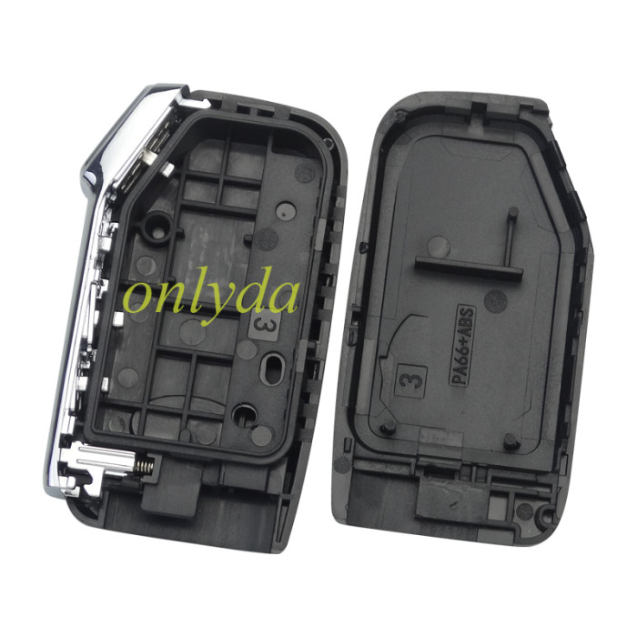 For Kia 3/3+1 button remote  key blank  without battery holder without badge , buttons on the side , pls choose button (Can be installed with VVDI PCB)