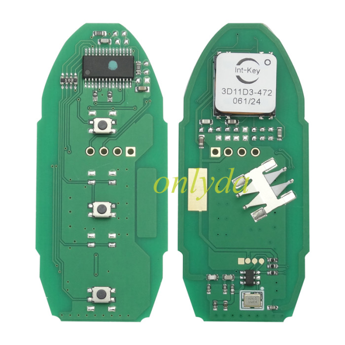 For Nissan Qashqai, X-Trail 2014+ Smart Key,  2 button remote Keyless key ,with 434mhz,with hitag AES 7945m 4A chip  Continental CMIIT ID:2012DJ6167  285E3-4CB0A 285E3-4CB0C  S180144102 without light on PCB