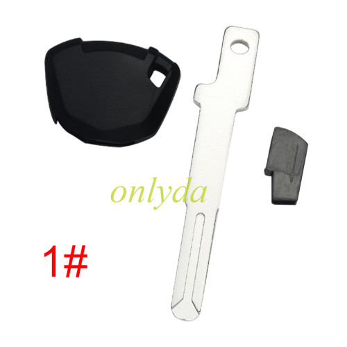 For KAWASAKI Motorcycle key bank without badge,Total Length: 49.5mm ,pls choose color