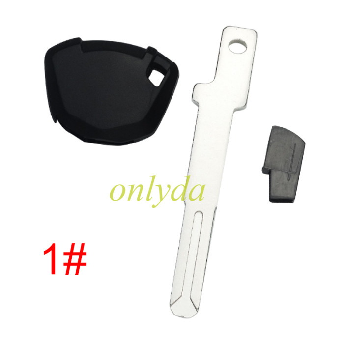 For KAWASAKI Motorcycle key bank without badge,Total Length: 49.5mm ,pls choose color