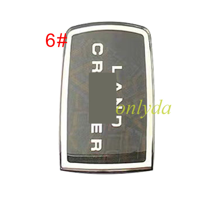 For Toyota Lexus remote back cover, pls choose model (pls contact sales and confirm the back cover model)