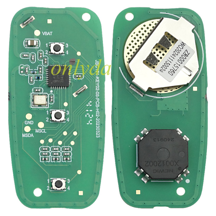 For Dongfeng Original remote with 434mhz, 4A chip NCF29AxM