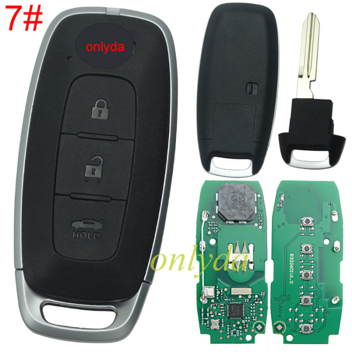 2023 Nissan remote   FCC ID: KR5TXPZ1 PN:S180146104 Ariya  285E3-5MR3B  285E3-5MR1B  285E3-5MR0B  S180146100 Juke S180146119  S180146108 285E3-6LY1A Versa 433MHZ/315MHZ, Rogue Kicks Versa Ariya Pathfinder 2022+ pls choose button and mhz,