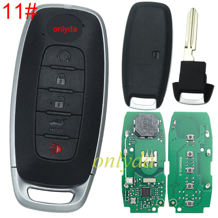 2023 Nissan remote   FCC ID: KR5TXPZ1 PN:S180146104 Ariya  285E3-5MR3B  285E3-5MR1B  285E3-5MR0B  S180146100 Juke S180146119  S180146108 285E3-6LY1A Versa 433MHZ/315MHZ, Rogue Kicks Versa Ariya Pathfinder 2022+ pls choose button and mhz,