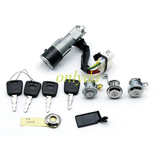 RENAULT full Vehicle Lock Set  KWID 17-19