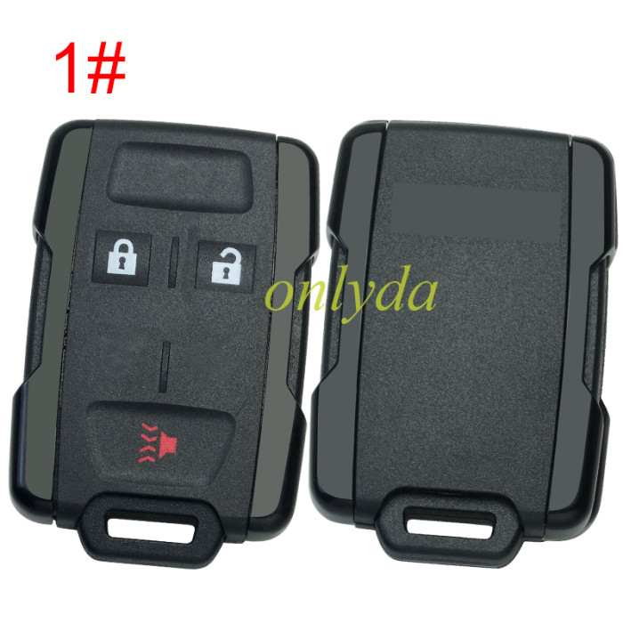 For Chevrolet  remote key shell with cross badge place, the side part is black, pls choose the button