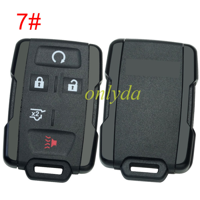 For Chevrolet  remote key shell with cross badge place, the side part is black, pls choose the button