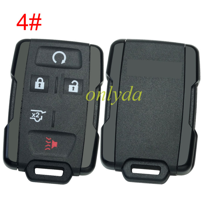 For Chevrolet  remote key shell with cross badge place, the side part is black, pls choose the button