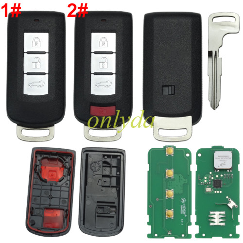KEYDIY Remote key ZB65-3/ZB65-3+1 smart key for Mitsubishi style