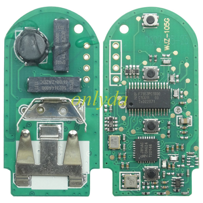 For BMW Mini Cooper 3/4 button Keyless Mini remote key with 315mhz/434mhz with 7945  ID49 Chip PN:IDGNG1 aftermerket PCB+aftermarket shell, pls choose button and frequency