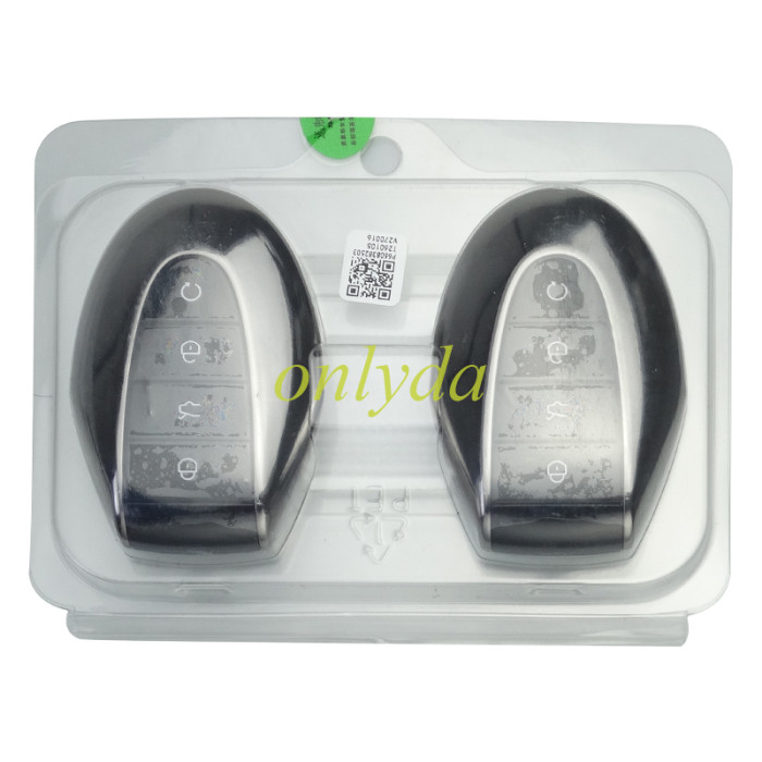 For 2025+ new GEELY Emgrand 2026 4buttons with 4A chip   433MHZ PN 6608382502 270016  2pcs/set