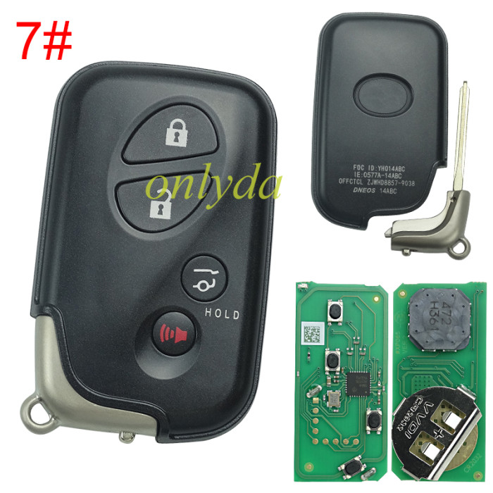 Xhorse XSTO03EN XM38 Smart Key Remote 4D 8A 4A All in One