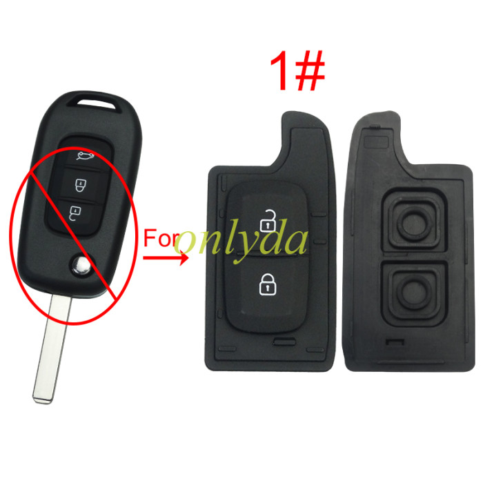 For Renault  flip remote key Pad ,pls choose model