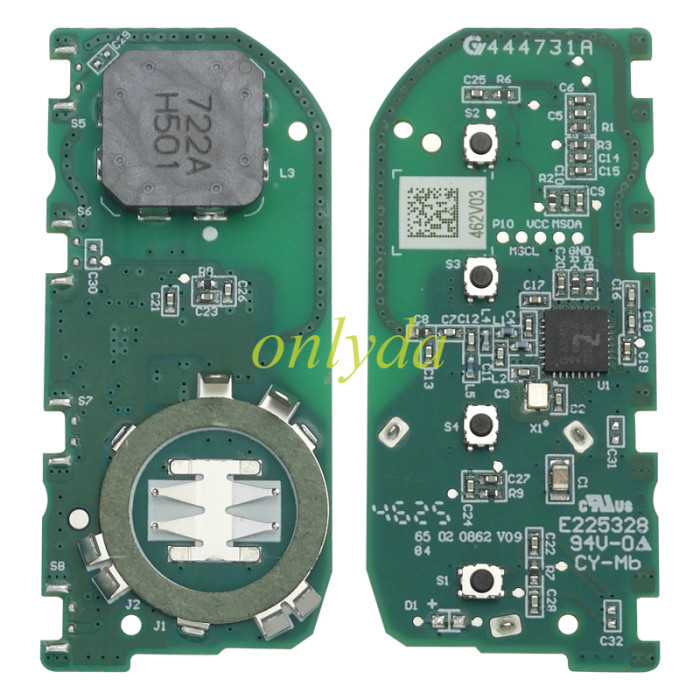 For 2025+ new GEELY Emgrand 2026 4buttons with 4A chip   433MHZ PN 6608382502 270016  2pcs/set