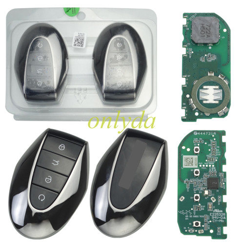 For 2025+ new GEELY Emgrand 2026 4buttons with 4A chip   433MHZ PN 6608382502 270016  2pcs/set