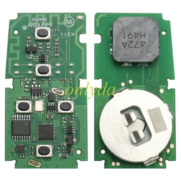 KEYDIY Remote key TIB01-3/TIB01-5 smart key for Toyota style, work with KDX2/ KD MAX/KD-X4, Pls choose button