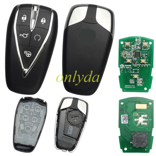 For Original CHANGAN 5 button smart key with 4A NCF29AxM Chip 434MHz 3608030-MK02