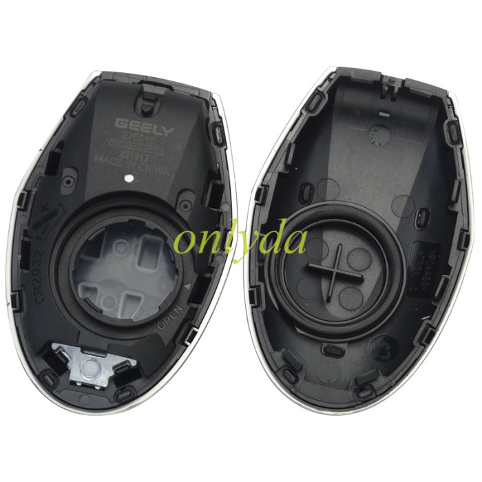 For 2025+ new GEELY Emgrand 2026 4buttons with 4A chip   433MHZ PN 6608382502 270016  2pcs/set