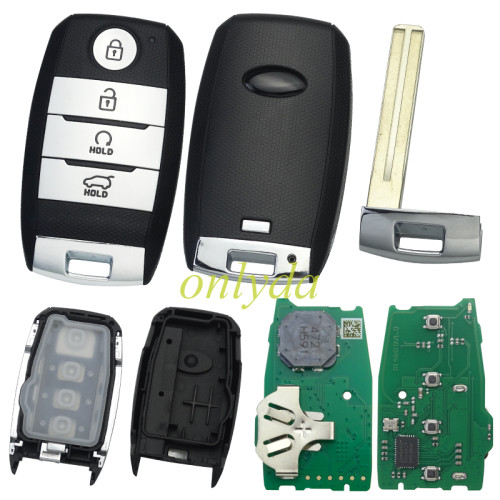 For Kia Carens 2022-2024 Smart Key, 4 Buttons 95440-DY100 433MHz chip ：DST-AES ID6A  95440DY100