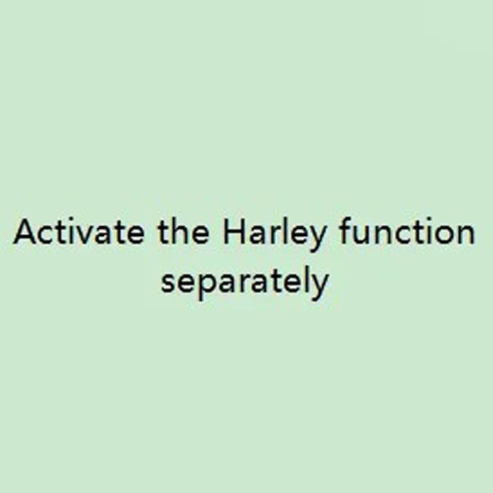 [Activate Harley function] KYDZ cube activate  Harley function