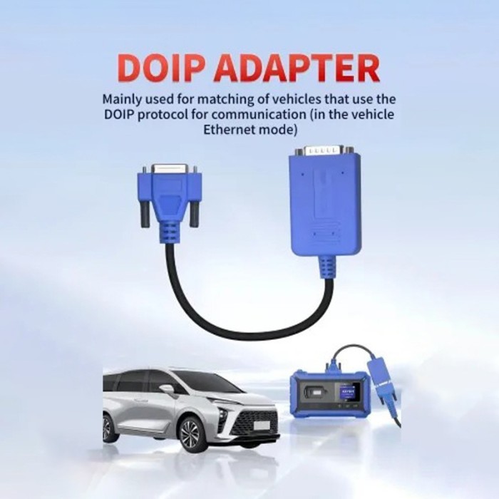 DOIP ADAPTER Mainly used for matching of vehicles that use the DOIP protocol for communication (in the vehicle Ethernet mode)