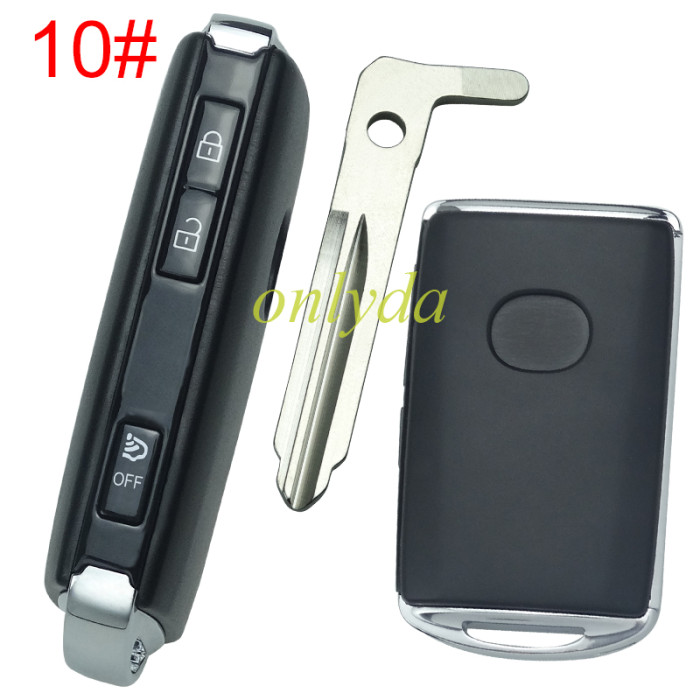 2020 new mazda remote key case with blade ,with badge, pls choose button model