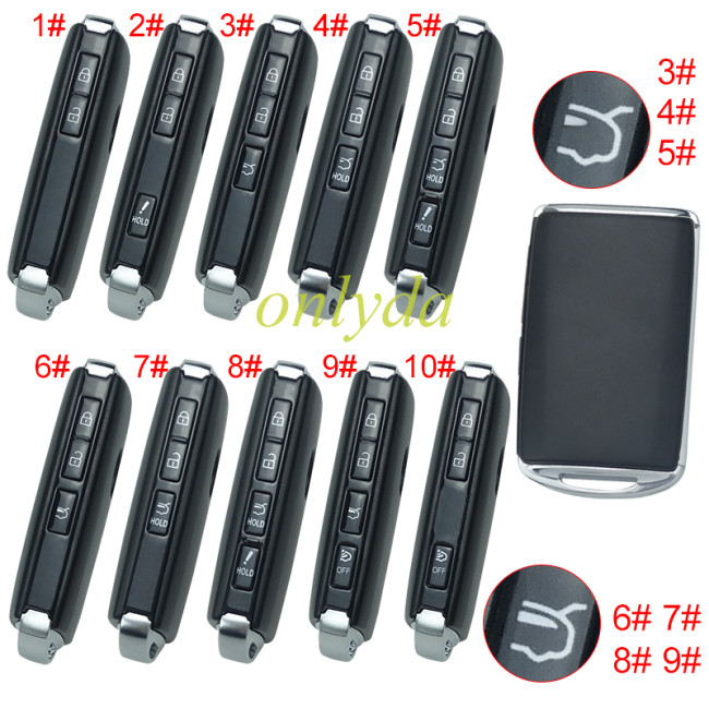 2020 new mazda remote key case with blade ,without badge, pls choose button model