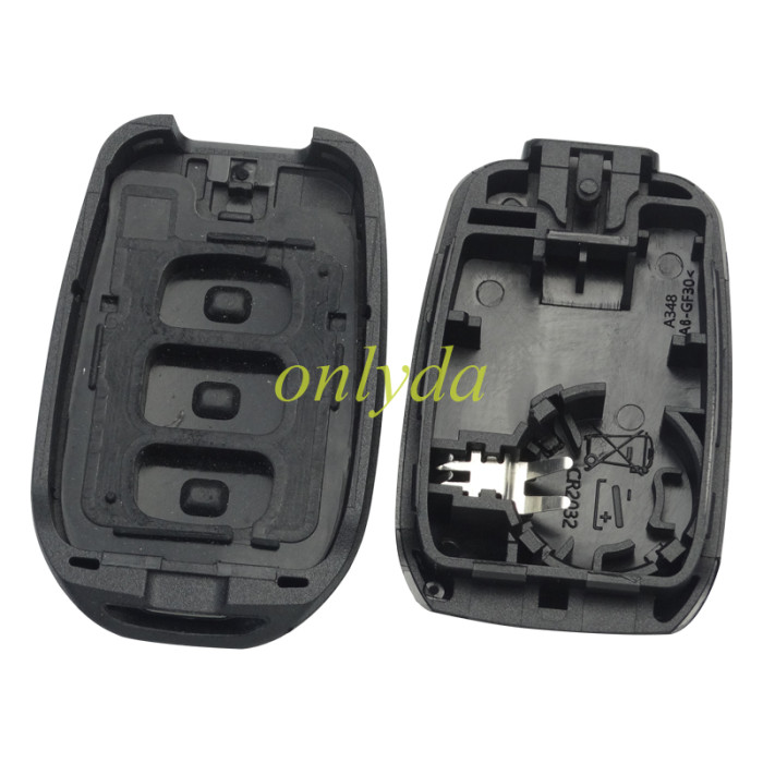 Renault New Dacia Rear Cover 3 button remote key blank with logo ,VA2 blade
