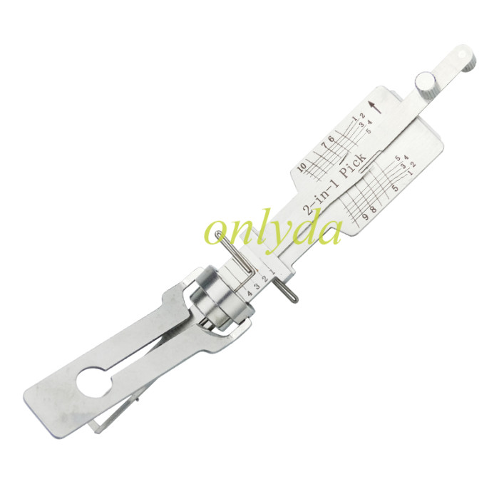 MOQ 20pcs Aftermarket ODM(Customize) High quality  2 in 1 tools，HU162T (10) 2 In 1lock pick and decoder genuine!used for Audi HU162T(10) 2 In 1lock pick and decoder