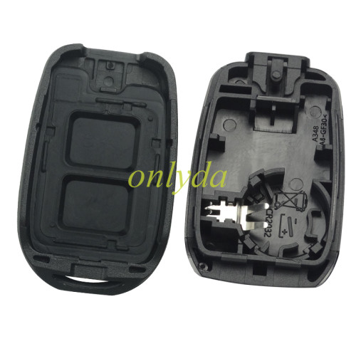 Renault New Dacia Rear Cover 2 button remote key blank with logo,with VA2 blade